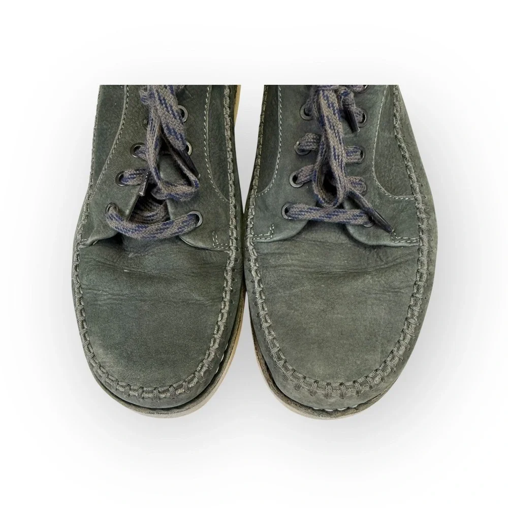 Samuel Hubbard Men's Gray Suede Lace-Up Casual Shoes‎ Made in Portugal Sz 11